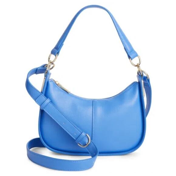 On 34th Women's "Dyanne" Solid Saddle Bag in Regatta Blue - Picture 1 of 6